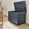 sweeek - Gartentruhe aus Metall 285 L - Anthrazit Produktbild-Vorschau 6