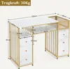 M MCombo Schreibtisch mit 6 Schubladen, Nageltisch aus Holz Produktbild-Vorschau 7