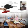 A family is eating a meal at a table, with a kitchen appliance and accessories displayed in the background. Náhľad obrázku produktu