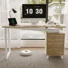 Grand bureau avec rangements, MDF, 3 tiroirs, 130 x 55 x 75 Voir les images du produit 6