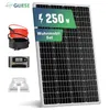 250W camper set sistema solare pacchetto completo modulo Anteprima dell’immagine prodotto 1