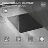 LuxeBath sprchová vanička 100x80cm černá Extra plochá Náhled obrázku produktu 2