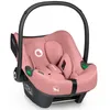 A pink and black baby car seat is shown against a white background. Náhled obrázku produktu