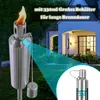 UISEBRT Set de 6 torches de jardin pour l'extérieur Acier Voir les images du produit 6
