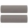 vidaXL 2-tlg. Sofagarnitur mit Kissen Taupe Stoff Produktbild-Vorschau 5