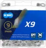 KMC X9 Fahrradkette 1/2"-11/128" 114 Glieder 9V EPT Produktbild-Vorschau 7