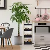 Scaffale da bagno Relaxdays, 4 ripiani, A x L x P: 88 x 30 Anteprima dell’immagine prodotto 3