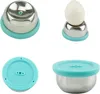 Pique-œuf en acier inoxydable Jumada – Vert argenté – 1 Voir les images du produit 1