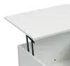 Couchtisch MUSKA mit Hebeplatte, 100 x 50 cm, Weiß/Schwarz Produktbild-Vorschau 6