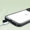 Close-up of an iPhone case with a charging cable plugged in. Náhled obrázku produktu