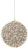 Warm wit 600 Micro-LED verlichte 3D bal frame wit zilver Productafbeelding-voorbeeld 2