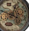 Formano XXL Wanduhr Weltkarte 58cm Metall Uhr mit Produktbild-Vorschau 3