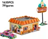 Stavebnice - Simpsonovi Krusty burger restaurace + figurky. Náhled obrázku produktu 1