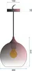 Toolight Pendellampe App313 Ball Metall - Glas E27 1-Punkt Produktbild-Vorschau 7