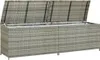 vidaXL Gartenbox Poly Rattan 200x50x60 cm Grau Voir les images du produit 3