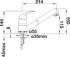 BLANCO DARAS-S, Braun, Hebelgriffe, Einzelbild, Keramik, Produktbild-Vorschau 7