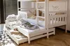 Hochbett 90x200 mit Ausziehbett Etagenbett zwei Schubladen, Produktbild-Vorschau 3