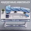 HOMCOM Höhenverstellbarer Schreibtisch Elektrisch 140 x Produktbild-Vorschau 6
