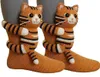 ASKSA Chaussettes tricotées en 3D avec animaux Chaussettes Voir les images du produit 1