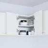 vidaXL Hangkast met opbergruimte, wit, 57 x 57 x 40 cm, Productafbeelding-voorbeeld 4