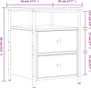 vidaXL Comodino marrone effetto rovere 44x45x60 cm in Anteprima dell’immagine prodotto 8