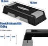 COSTWAY Stepper aérobic réglable en hauteur avec 3 niveaux Voir les images du produit 5