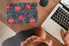 MuchoWow® Mauspad Mousepad Blumen - Rot - Blätter - Muster Produktbild-Vorschau 3
