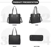 Miss Lulu Damen Handtasche Schultertasche Tote Bag Groß Produktbild-Vorschau 6