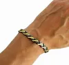 MAGNET-ARMBAND Bicolour 4 Magnete 1500 Gaus Gold/Schwaz mit Produktbild-Vorschau 5