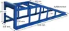 Auffahrrampe Rampe PKW 2 x blau 265er Räder extra breit Produktbild-Vorschau 2