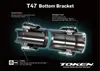 Pedivelle TOKEN BB47V24 T47 OUTBOARD Center Compound Anteprima dell’immagine prodotto 8