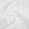 HOMLA NISA Voile Vorhang mit geprägtem Muster weiß 140x250 Produktbild-Vorschau 5