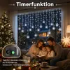 2 stuks sneeuwvlok lichtketting, 94 LED's, lichtgordijn, Productafbeelding-voorbeeld 4