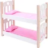 Angeltoys Poschodová posteľ pre bábiky ružová/biela Náhľad obrázku produktu 3