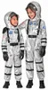 Astronautenanzug für Kinder silber Kindergröße: 116 Produktbild-Vorschau 1