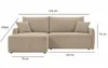 Ecksofa FLUFFY L-Form, Universal, Modernes Bettsofa mit Produktbild-Vorschau 4