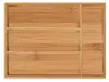 Relaxdays Besteckkasten, 4 Fächer, Bambus, Schubladenkasten Produktbild-Vorschau 8