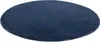 A round, dark blue rug is shown from a slightly elevated angle against a white background. Náhled obrázku produktu