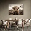Obraz na plátně Skotský náhorní skot Zvířata Kráva 120x80 Náhled obrázku produktu 2