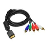 A black AV cable with multiple colored RCA connectors and a proprietary console connector. Anteprima dell’immagine prodotto