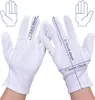 12 Paar Weiße Handschuhe Baumwolle Weiche Produktbild-Vorschau 2