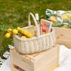 Creative Home Kosz Wiklinowy Piknikowy z Rączką Biały | 36 Podgląd zdjęcia produktu 2