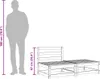 Gartensofa ohne Armlehnen mit Fußhocker Massivholz Kiefer Produktbild-Vorschau 11