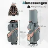 Golf Cart Bag, 14-fach Unterteilung, 11 Taschen, Pink Produktbild-Vorschau 2