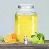 Relaxdays Getränkespender 3,5 l, Glas, Zapfhahn, Retro Produktbild-Vorschau 3
