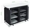 Livingandhome Campingschrank faltbar – 2 Staufächer mit je Produktbild-Vorschau 6