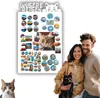 Anwicar Magnettafel - Magnetische Pinnwand mit Katzenmotiv Produktbild-Vorschau 1