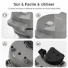 YASHE Mini gaufrier ABW59C, 550 W, plaque 10 cm, Voir les images du produit 6