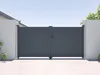 Elektrisches Flügeltor aus anthrazitfarbenem Aluminium B Produktbild-Vorschau 3