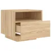Comodino con luci LED Rovere Sonoma 40x39x37 cm Anteprima dell’immagine prodotto 6